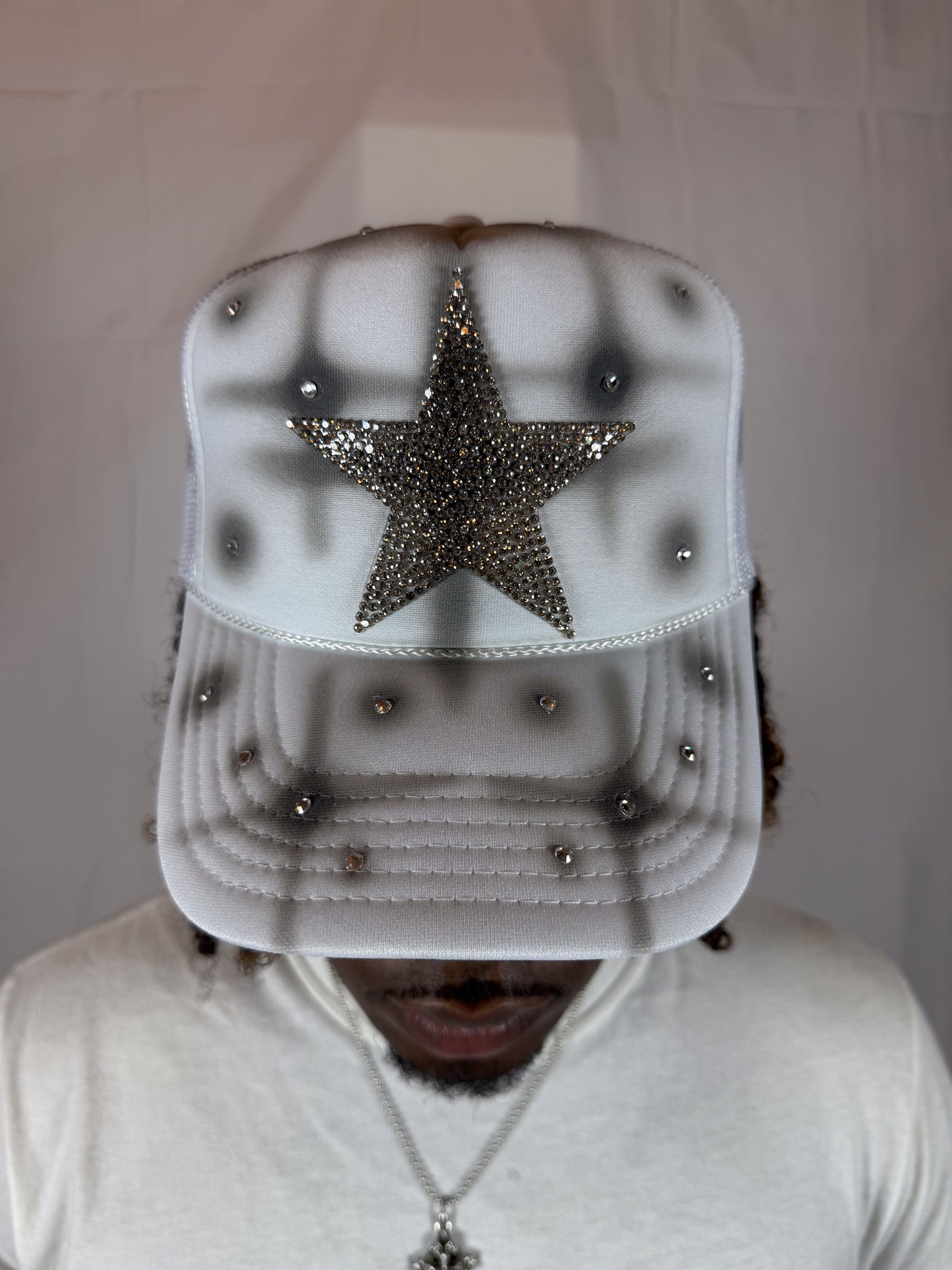 Lone Star Trucker Hat (Starlight White)