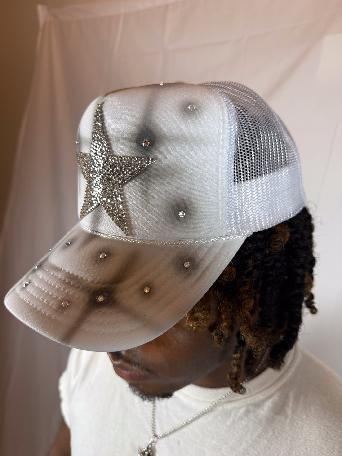 Lone Star Trucker Hat (Starlight White)