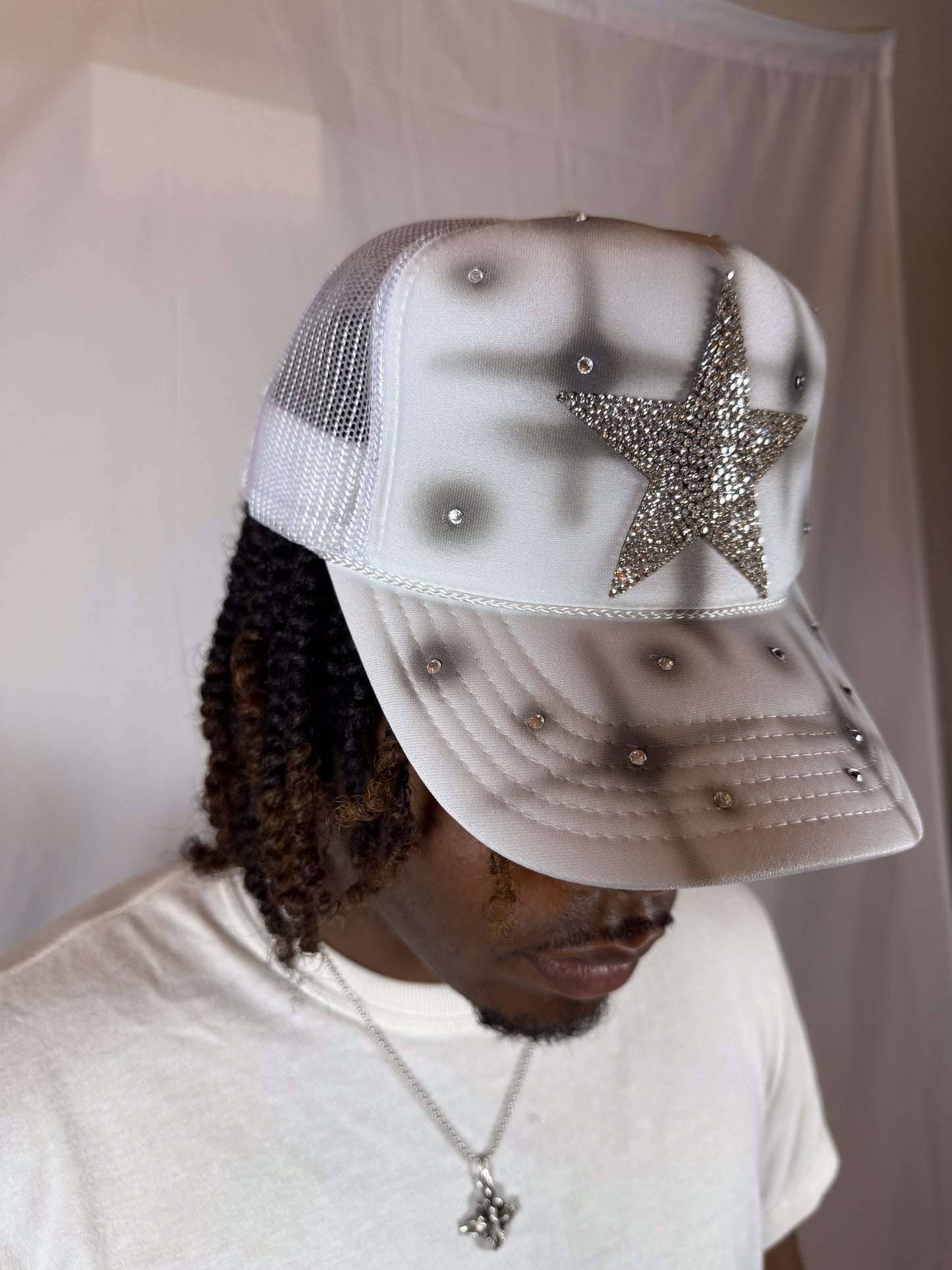 Lone Star Trucker Hat (Starlight White)
